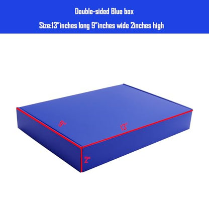 Violet Blue Shipping Packaging Box Wrap E-Commerce Packing 20Pcs13×9×2Inch - color: Violet Blue-2