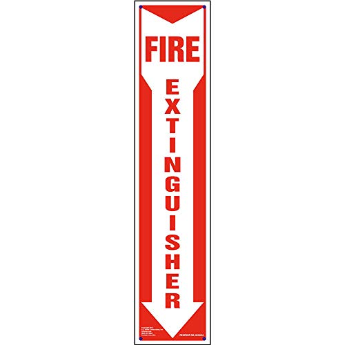 J. J. Keller Fire Extinguisher Sign, 5" x 22.5", 2 Pack