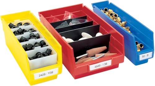 Akro-Mils 40150 Plastic Width Dividers for 4" Tall Shelf Bins, 24-Pk, Black - style: Fits 30150, 30158, and 30184