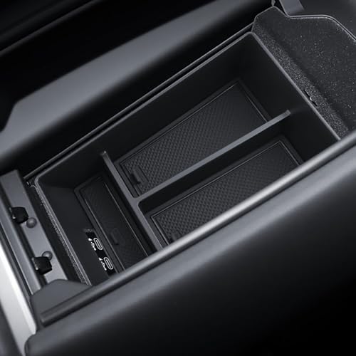 for BMW X5/X6/X7 Center Console Organizer 2020 2021 2022 2023 2024 2025 2026 BMW X5/X6/X7 Accessories Armrest Tray Middle Storage Box Insert Container Durable ABS Plastic - size: for 2020-2025 2026 BMW X5/X6/X7