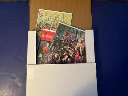 Vinyl Record White LP Shipping Boxes Set 12.6" x 12.6" x 1" Record Mailers Corrugated Cardboard Boxes Album Paper Box (5)
