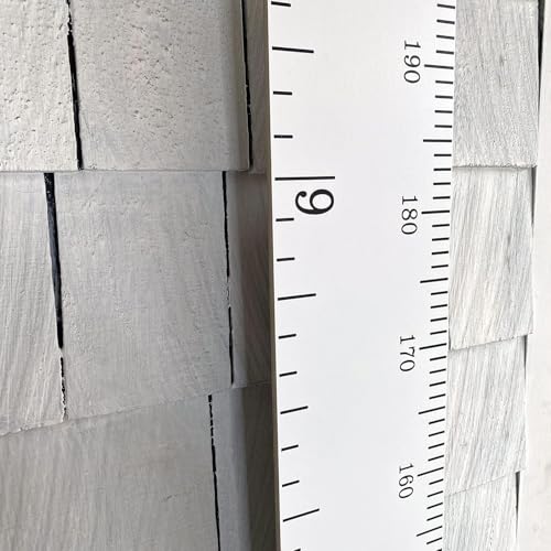 HEADWATERS Studio Wooden Growth Chart, Wall Height Chart for Kids, White - color: White