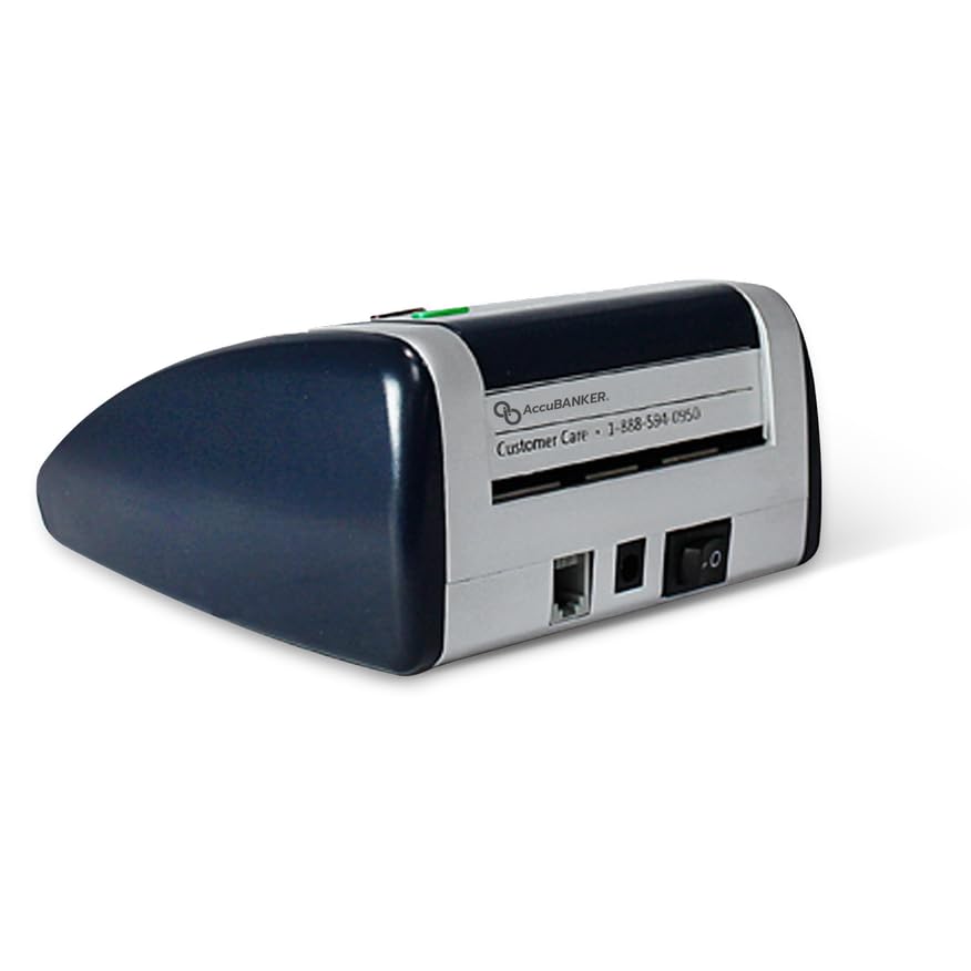AccuBANKER D450 Counterfeit Bill Detector, 5 Point Detection, 2 Pack - size: 2 Pack