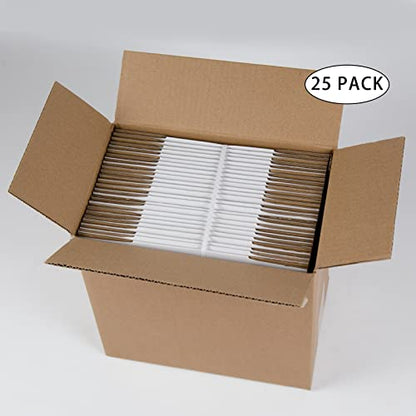 SUNLPH White Shipping Boxes 5x5x5 Inches Small Corrugated Cardboard Boxes, 25 Pack - size: 5 x 5 x 5