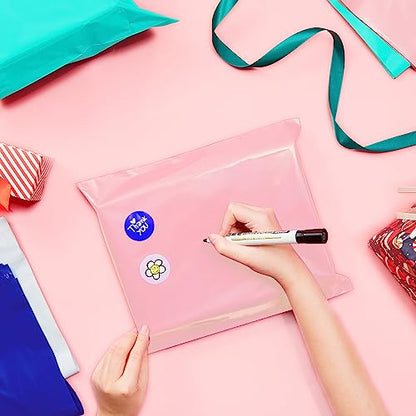 Fuxury Poly Mailers 12x15.5" 50 Pcs,Durble Shipping Bags For Clothes,Pink - color: Light Pink, size: 12x15.5" 50pcs