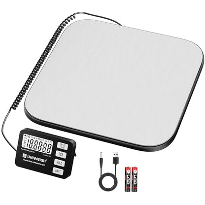 UNIWEIGH Shipping Scale 440lb/0.35oz Accuracy Digital Postal Scale