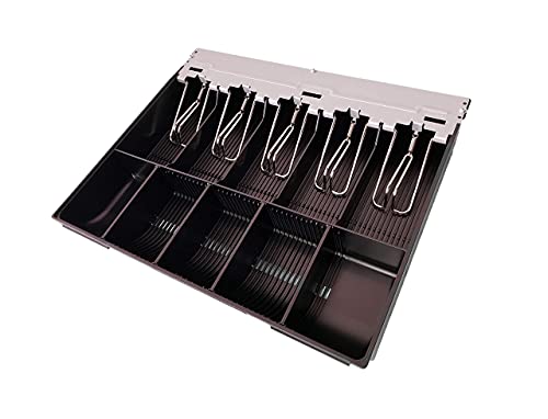 HK SYSTEMS SAM4S Cash Drawer Insert Money Tray Metal wire gripper 57, 5 Bills and 5 Coins, Compatible with Sam4s ER-5200, ER-5240, ER-5215, ER-900 Series, HK-7200 HK-7240, HK-7215 Series - size: Tray-57M