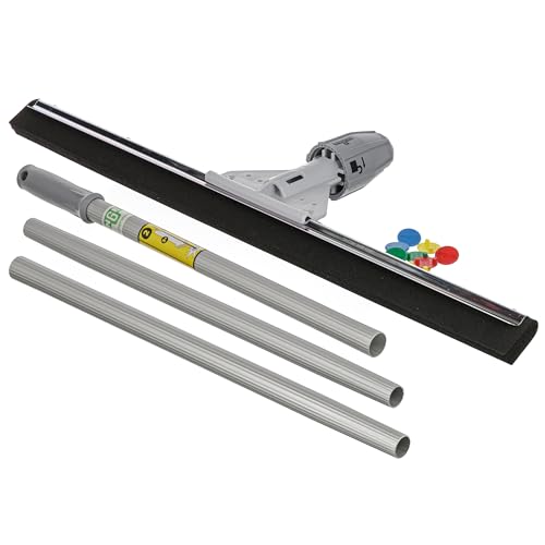 UNGER Commercial SmartFit WaterWand 30" Heavy-Duty Floor Squeegee HM30K