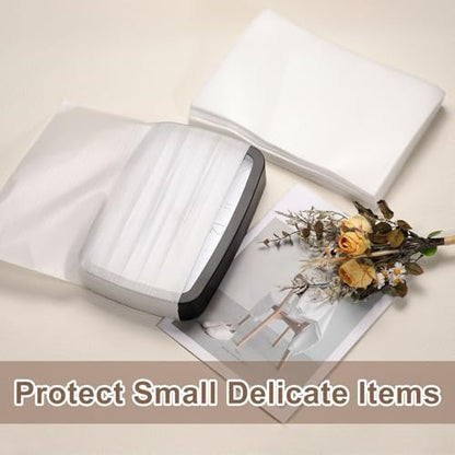 uxcell 50 Pcs Cushion Foam Pouches, 5" x 4" Cushioning Packing Supplies Cushioning Foam Padding Sheets for Moving and Packaging Dishes, China, Books, Photo Frame - size: 12 x 10 cm/4.7 x 3.9 inches