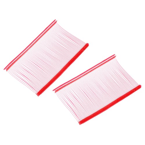 MECCANIXITY 2000 Pcs Standard Tagging Barb Fasteners, 2.2 Inch Red Tagging Gun Fasteners Tagging Gun Refill Plastic Garment for Clothing Fine Stitch Price Refills Tag Label - color: Red