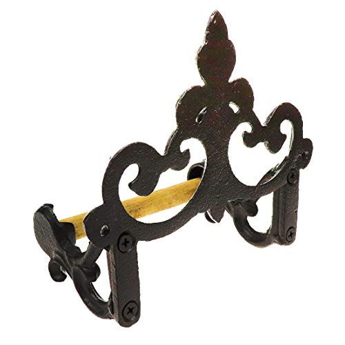 Cast Iron Toilet Paper Roll Holder,Wall Mounted Tissue Holder