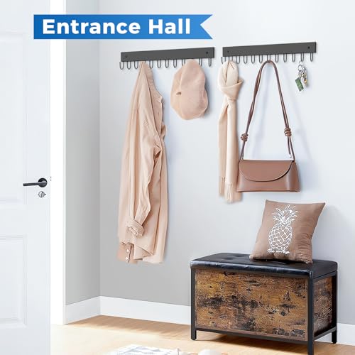 Belt Hanger Wall Mounted, Wooden Belt Organizer - color: Black, size: 1 Pack-Belt