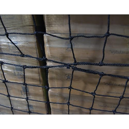 Vestil PRN-99-8 Nylon Pallet Rack Netting 2 Nets 99 in. x 3/16 in. x 96 in. 2500 Lb. Holding Capacity Black