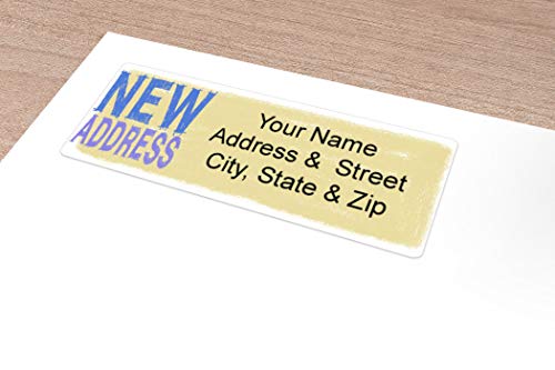 Stonehouse Collection New Address Return Address Labels, 90 Labels, 30 Sheets, 1 x 2.75 inches, Change of Address Label (New Address) - style: New Address