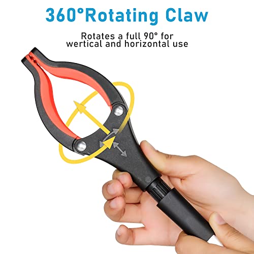 Grabber Reacher Tool, Orange, 32", Foldable - color: Orange1