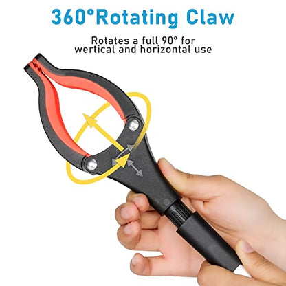 Grabber Reacher Tool, Orange, 32", Foldable - color: Orange1