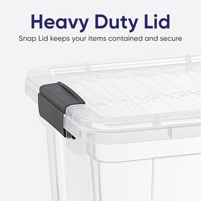 Superio Storage Container Organizing Bin with Removable Tray Deep Plastic Tools, Sewing, Crafts Box, 8.75 Qt. - size: Small 8.7 Qt. X Deep