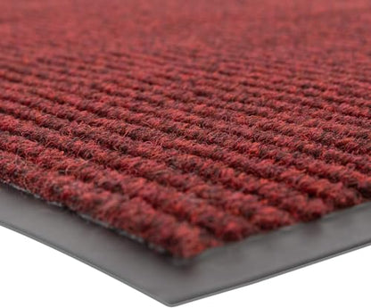 Notrax 109 Industrial Door Mat, 3' x 4' Red, Made in the USA - color: Red / Black, size: 3' x 4' (Rectangular)