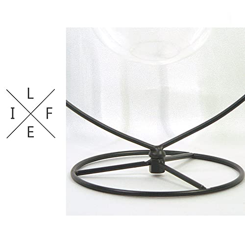 Ornament Display Stand Holder Iron Hanger for Chrismas Hanging Glass Globes (Love Shape 1 Pcs)