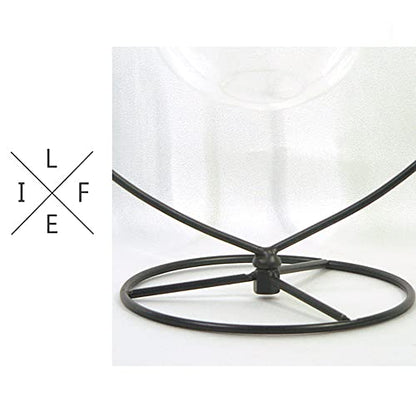Ornament Display Stand Holder Iron Hanger for Chrismas Hanging Glass Globes (Love Shape 1 Pcs)