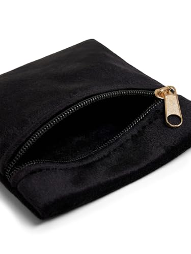 3Pcs Small Jewelry Bags Velvet Jewelry Pouches,4"x4",Blue - color: Blue