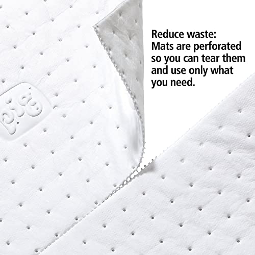 PIG Oil-Only Absorbent Mat Roll | Absorbs 20.1 gal per roll | 30" W x 150' L | MAT462 - size: 30" x 150'