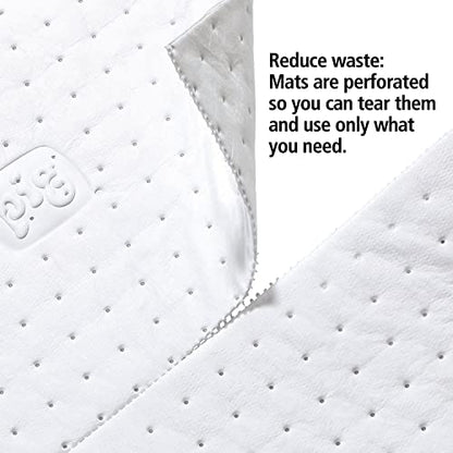 PIG Oil-Only Absorbent Mat Roll | Absorbs 20.1 gal per roll | 30" W x 150' L | MAT462 - size: 30" x 150'