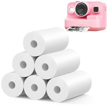 MIARALA 6 Rolls Instant Camera Refill Print Paper, HD Print Camera Paper - size: 6 Rolls