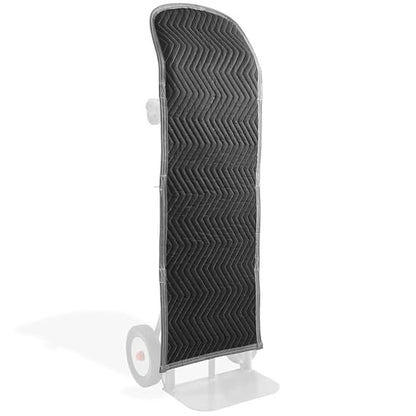 Sure-Max Heavy Duty Round Top Hand Truck Dolly Cover, Woven Cotton/Polyester, 50" x 16", Black