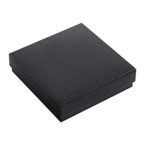 GEFTOL Jewelry Gift Boxes 96 Pack 3.5x3.5x1 Inch Cardboard Jewelry Boxes,Small Gift Boxes for Jewelry Earrings Necklaces Handmade Bangles Bracelets(Black) - color: Black, size: 3.5x3.5x1 Inch (Pack of 96)