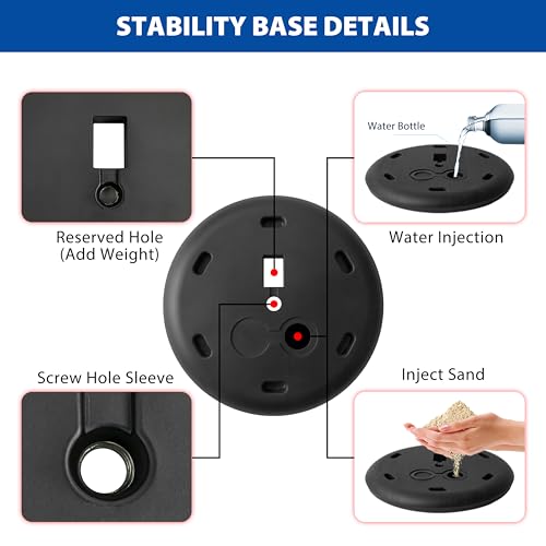 4Pack 11x17 Sign Stand - Adjustable Floor Standing Sign Holder - color: Black, size: 11 x 17 inches(4 Pack）