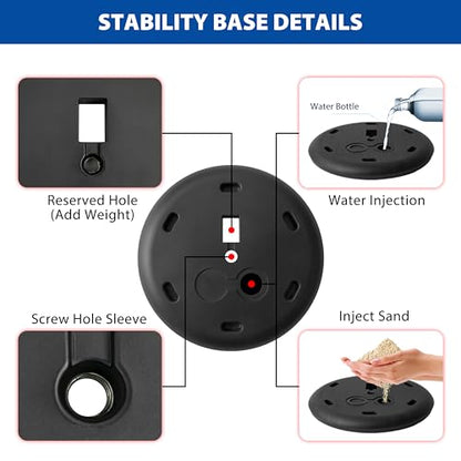 4Pack 11x17 Sign Stand - Adjustable Floor Standing Sign Holder - color: Black, size: 11 x 17 inches(4 Pack）