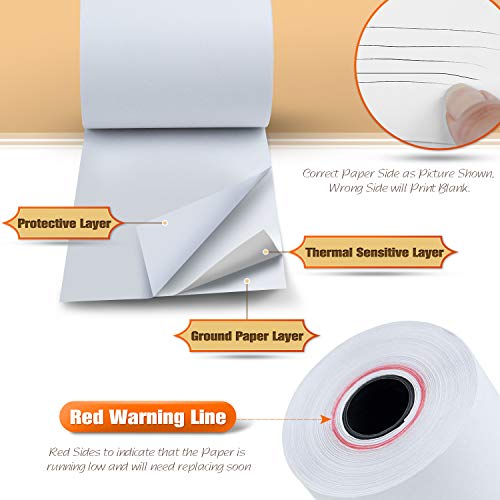 2 1/4" x 85' Credit Card Thermal Receipt Paper 50 Rolls - size: 2-1/4" x 85', style: 50 Rolls