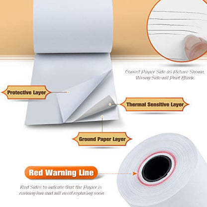 2 1/4" x 85' Credit Card Thermal Receipt Paper 50 Rolls - size: 2-1/4" x 85', style: 50 Rolls