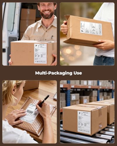 SVANTTO 4x6 Thermal Labels, 1000Pcs/2 Stacks, White Shipping Labels - size: 1000 Labels