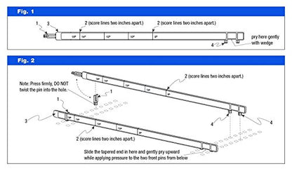 Clear Plastic Gondola Shelf Dividers, Universal Fits All Gondola Shelving up to 16" D - 50 Pack - size: 50 Pack