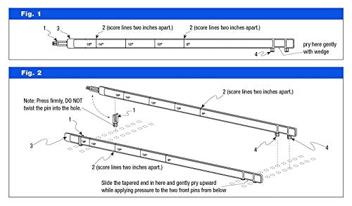 Clear Plastic Gondola Shelf Dividers, Universal Fits All Gondola Shelving up to 16" D - 100 Pack - size: 100 Pack