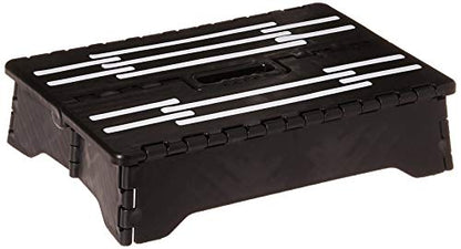 Portable Folding Step, Black, 1 Count
