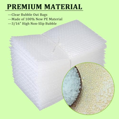 20 Pack Clear Bubble Out Bags, 14x18" Bubble Pouches Wrap - size: 14x18 inch