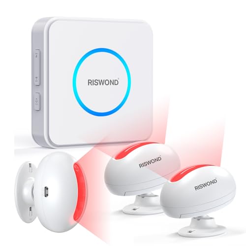 Motion Sensor Door Chime, Wireless Motion Alarm Indoor for Business Entry - style: 1 Rreceiver 3 Sensors