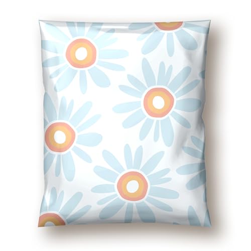 Picksie Mailers- Polymailers 10x13 Cute Boho Poly Bags for Small Business - color: Daisy Dream, size: 10x13