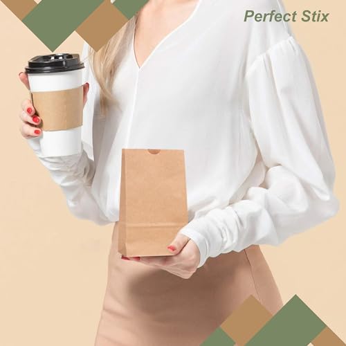 Perfect Stix 2lb Brown Paper Bags- Package of 500ct - size: 2lb - 500ct, style: Brown