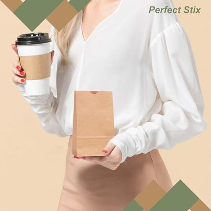 Perfect Stix 2lb Brown Paper Bags- Package of 500ct - size: 2lb - 500ct, style: Brown