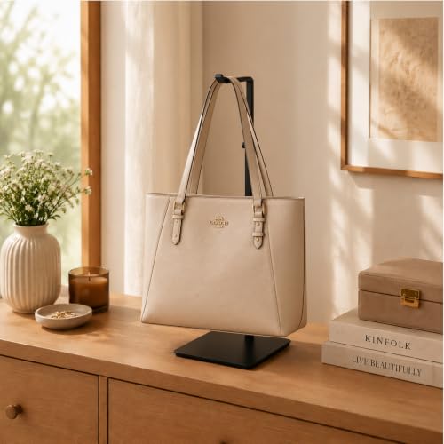 2Pack Purse Display Stand,Adjustable Purse Stands for Display Black