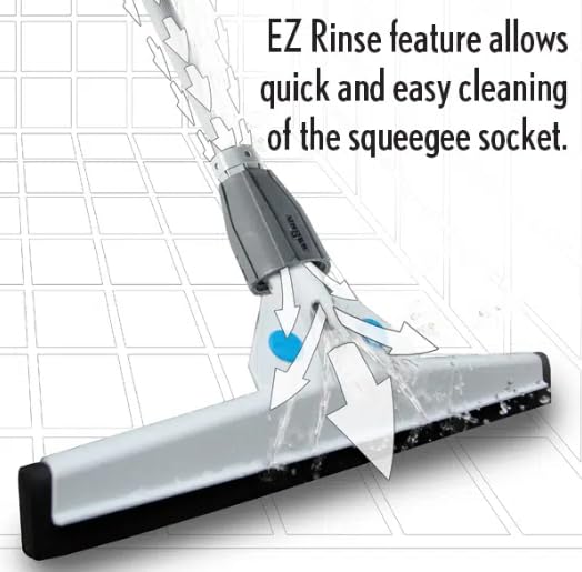 UNGER Commercial SmartFit WaterWand 30" Heavy-Duty Floor Squeegee HM30K