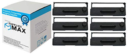 Compatible Replacement for DPSE2020 Black P.O.S. Printer Ribbons (6/PK) - Replacement to ERC-27B / 29001B