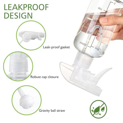 Spray Bottles 2 Pack 10oz 360° Any-Angle Spraying for Cleaning - color: Clear, size: 10oz