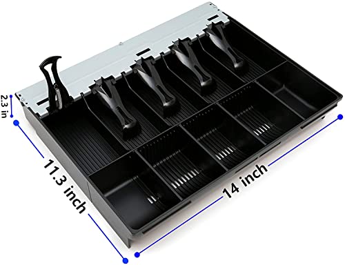 HK SYSTEMS SAM4S Cash Drawer Insert Money Tray 57, 5 Bills and 5 Coins, Compatible with Sam4s ER-5200, ER-5240, ER-5215, ER-380, ER-350, ER-520, ER-530, ER-650, ER-900 Series, SPS-300 Series - size: Tray-57