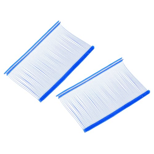 MECCANIXITY 2000 Pcs Standard Tagging Barb Fasteners, 2.2 Inch Light Blue Tagging Gun Fasteners Tagging Gun Refill Plastic Garment for Clothing Fine Stitch Price Refills Tag Label - color: Light Blue
