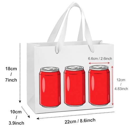 Ronvir 25pcs Small Pink Gift Bags with Handles,Party Favor Gift Bags - color: Pink